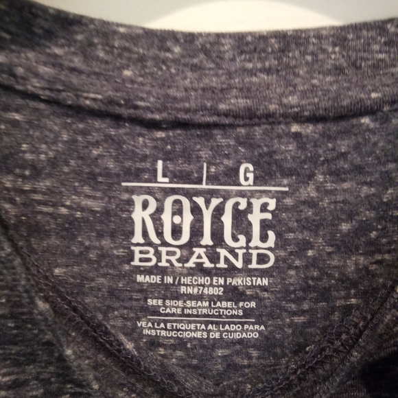 NWT - ROYCE BRAND Women's Americana Graphic tee-Heather Blue Shake your Sparkler - Picture 5 of 6